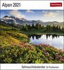 Alpen Kalender 2021: Sehnsuchtskalender, 53 Postkarten