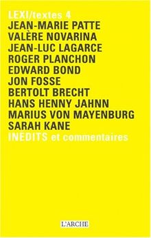 Lexi /textes 4 : inédits et commentaires von Collectif  | Buch | Zustand gut