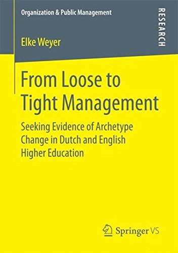 From Loose to Tight Management: Seeking Evidence of Archetype Change in Dutch and English Higher Education (Organization & Public Management)
