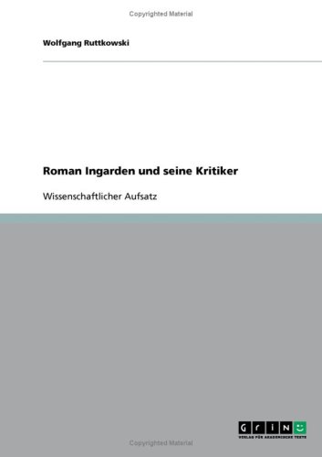 Roman Ingarden und seine Kritiker