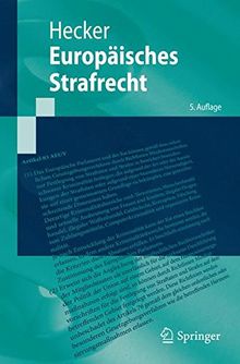 Europäisches Strafrecht (Springer-Lehrbuch)