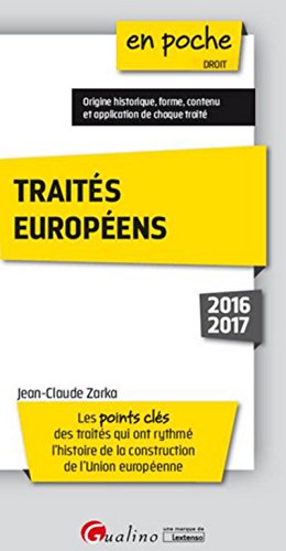 Traités Européens 2016-2017