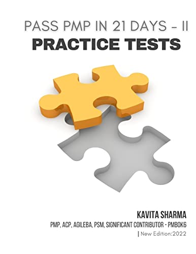 Pass PMP in 21 Days II - Practice Tests