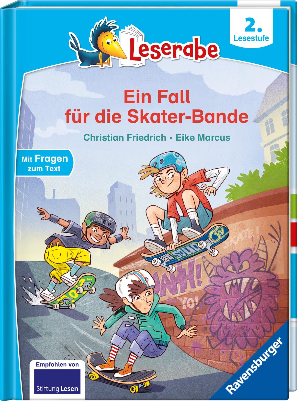 Leserabe 2. Lesestufe - Ein Fall für die Skater-Bande