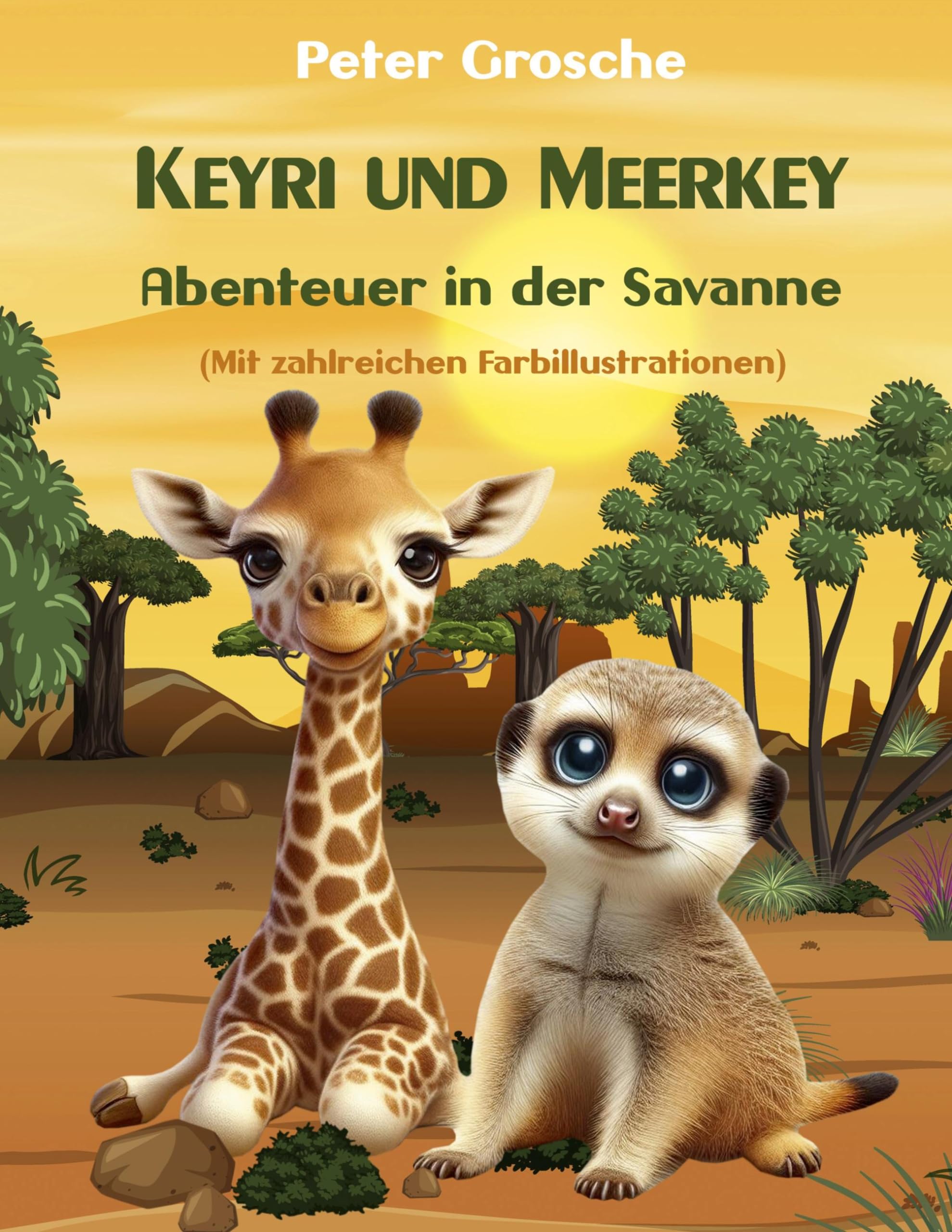 Keyri und Meerkey - Abenteuer in der Savanne: Geschichten für Kinder zum Vorlesen ab 6 Jahre - zum Selberlesen ab 7-8 Jahre