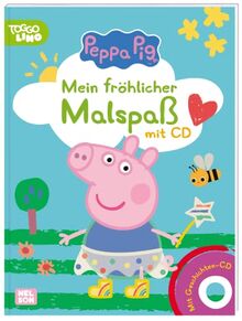Peppa: Mein fröhlicher Malspaß mit CD: Mit Geschichten-CD (Peppa Pig)