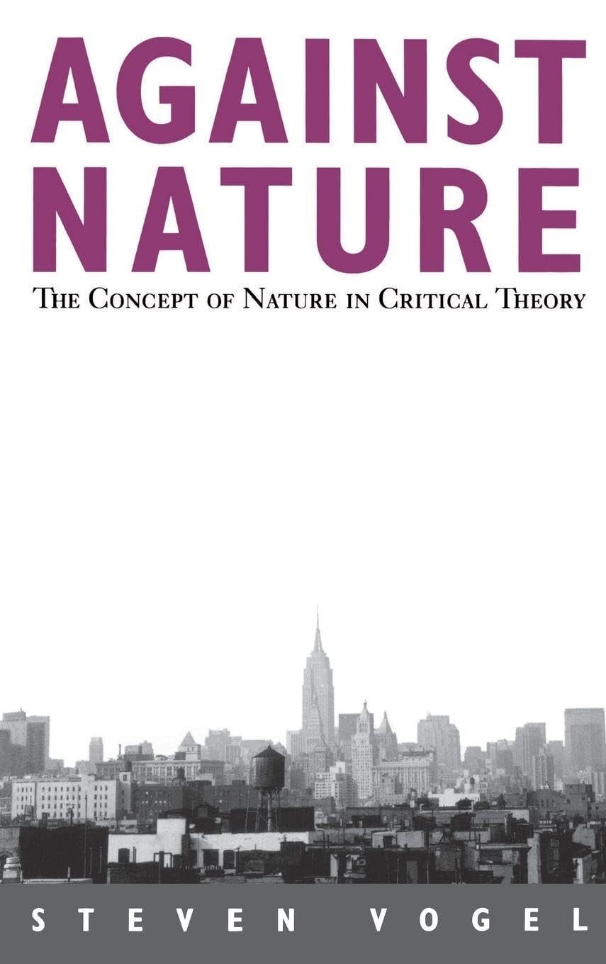Against Nature: The Concept of Nature in Critical Theory (S U N Y SERIES IN SOCIAL AND POLITICAL THOUGHT)