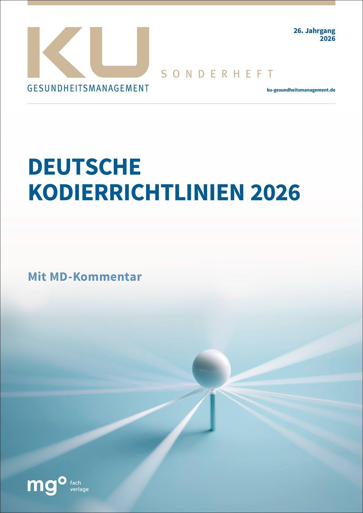 Deutsche Kodierrichtlinien 2026 mit MD-Kommentar