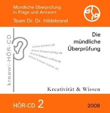 Die Mündliche Überprüfung, 1 Audio-CD