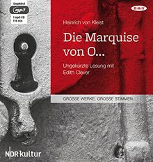 Die Marquise von O...: Ungekürzte Lesung mit Edith Clever (1 mp3-CD)