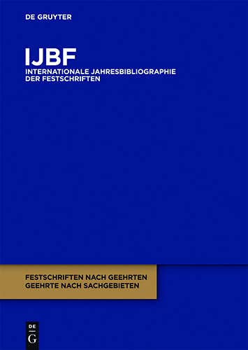 IJBF / 2012: Jahrgang 33