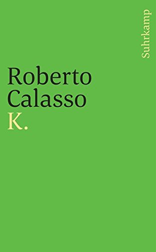 K. (suhrkamp taschenbuch)
