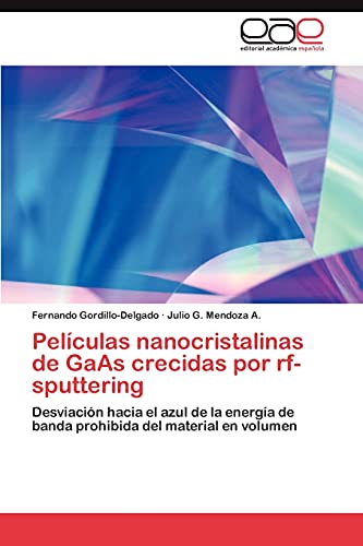 Películas nanocristalinas de GaAs crecidas por rf-sputtering: Desviación hacia el azul de la energía de banda prohibida del material en volumen