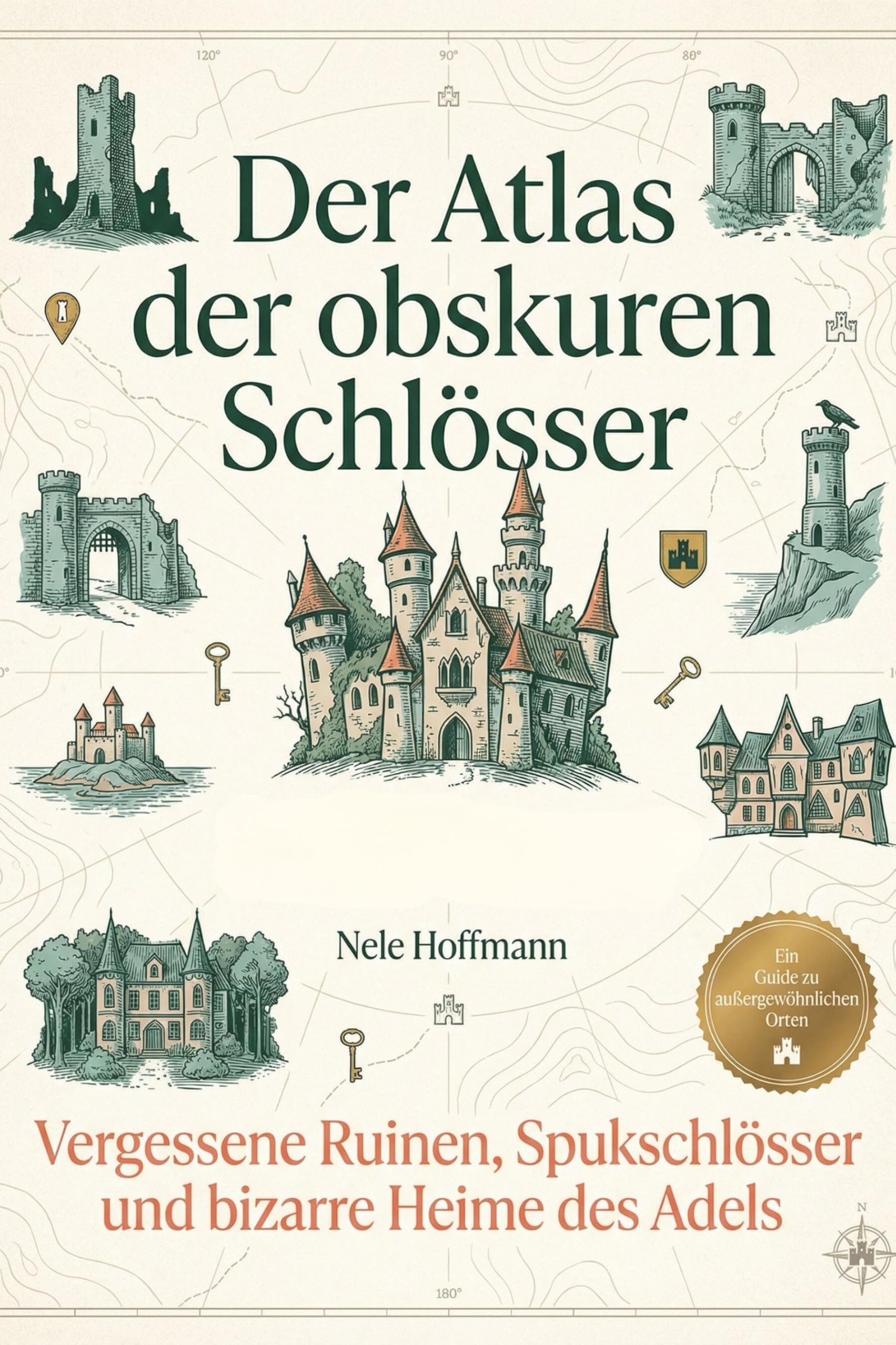 Der Atlas der obskuren Schlösser: Vergessene Ruinen, Spukschlösser und bizarre Heime des Adels. Ein Reiseführer abseits der bekannten Touristenpfade für Schloss-Fans