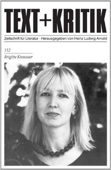 Brigitte Kronauer (TEXT+KRITIK 112)