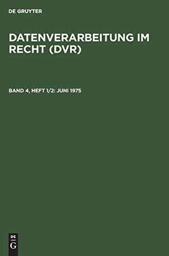 Juni 1975 (Datenverarbeitung im Recht (DVR))