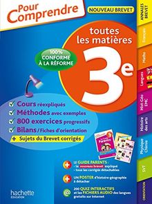 Toutes les matières 3e : nouveaux programmes