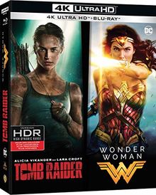 Coffret héroïnes 2 films : tomb raider ; wonder woman 4k ultra hd [Blu-ray] 