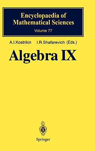 Algebra IX. Finite groups of Lie type. Finite-dimensional division algebras