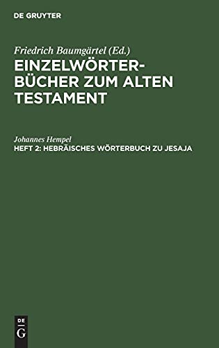 Hebräisches Wörterbuch zu Jesaja: EWBAT-B, 2 (Einzelwörterbücher zum Alten Testament)