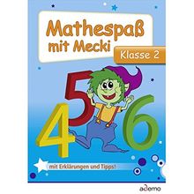 Kinderlehrbuch Mathespaß mit Mecki, Klasse 2