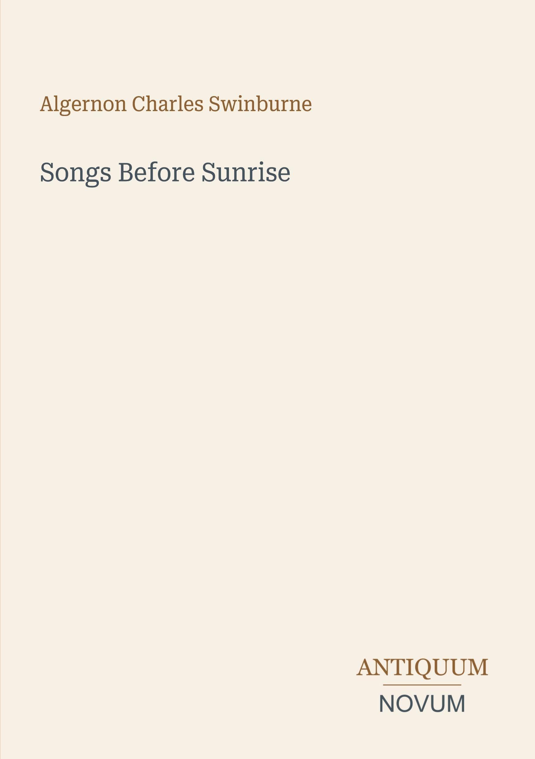 Songs Before Sunrise