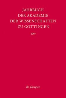 Jahrbuch der Göttinger Akademie der Wissenschaften / 2007