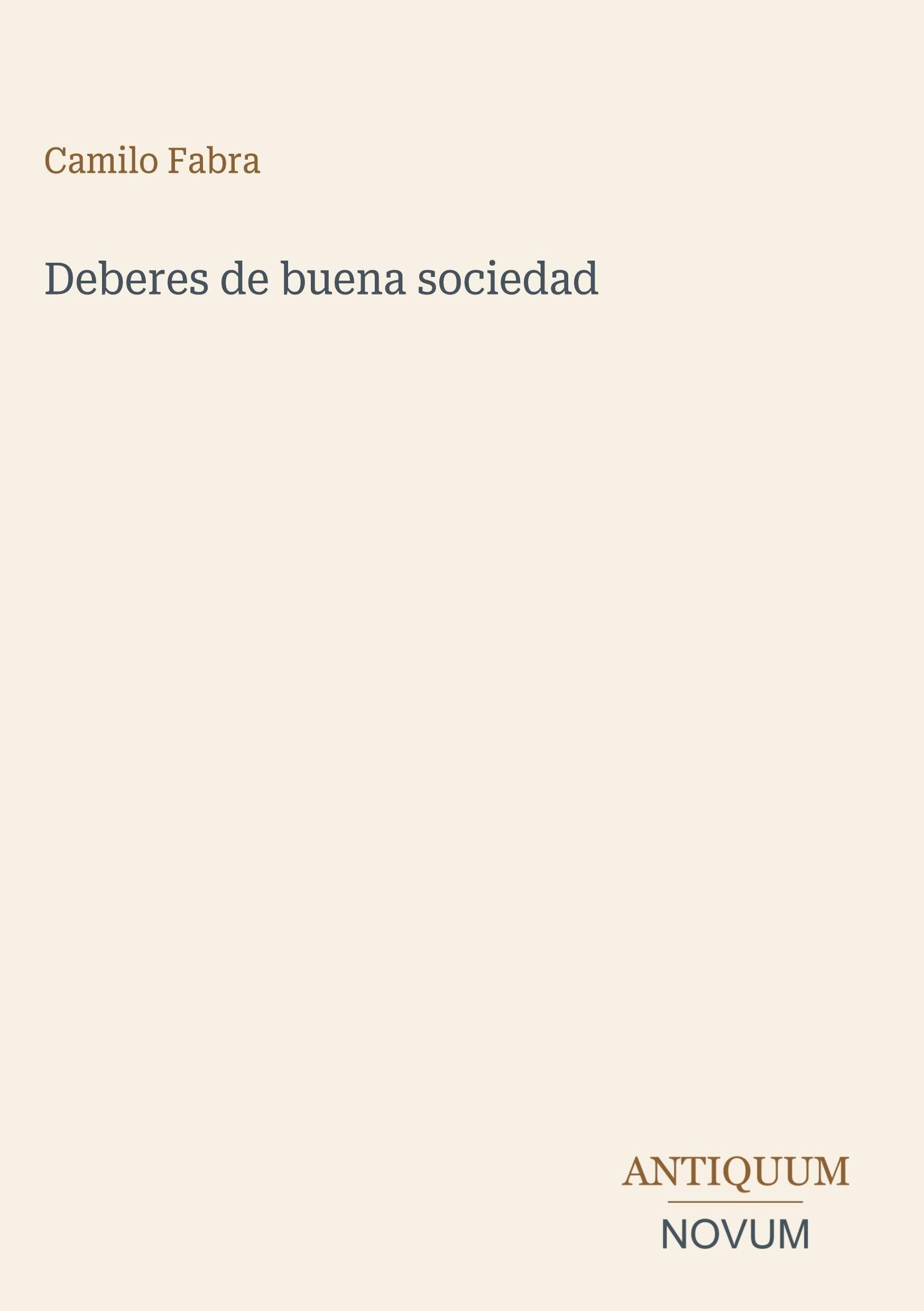 Deberes de buena sociedad