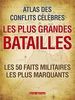 Atlas des conflits célèbres - les plus grandes batailles les 50 faits militaires les plus marquants