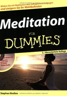 Meditation für Dummies: Wirken Sie mit Meditation dem Alltagsstress entgegen und steigern Sie ihr Wohlbefinden (Fur Dummies)