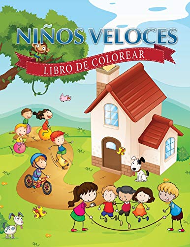 Niños Veloces: Libro de Colorear