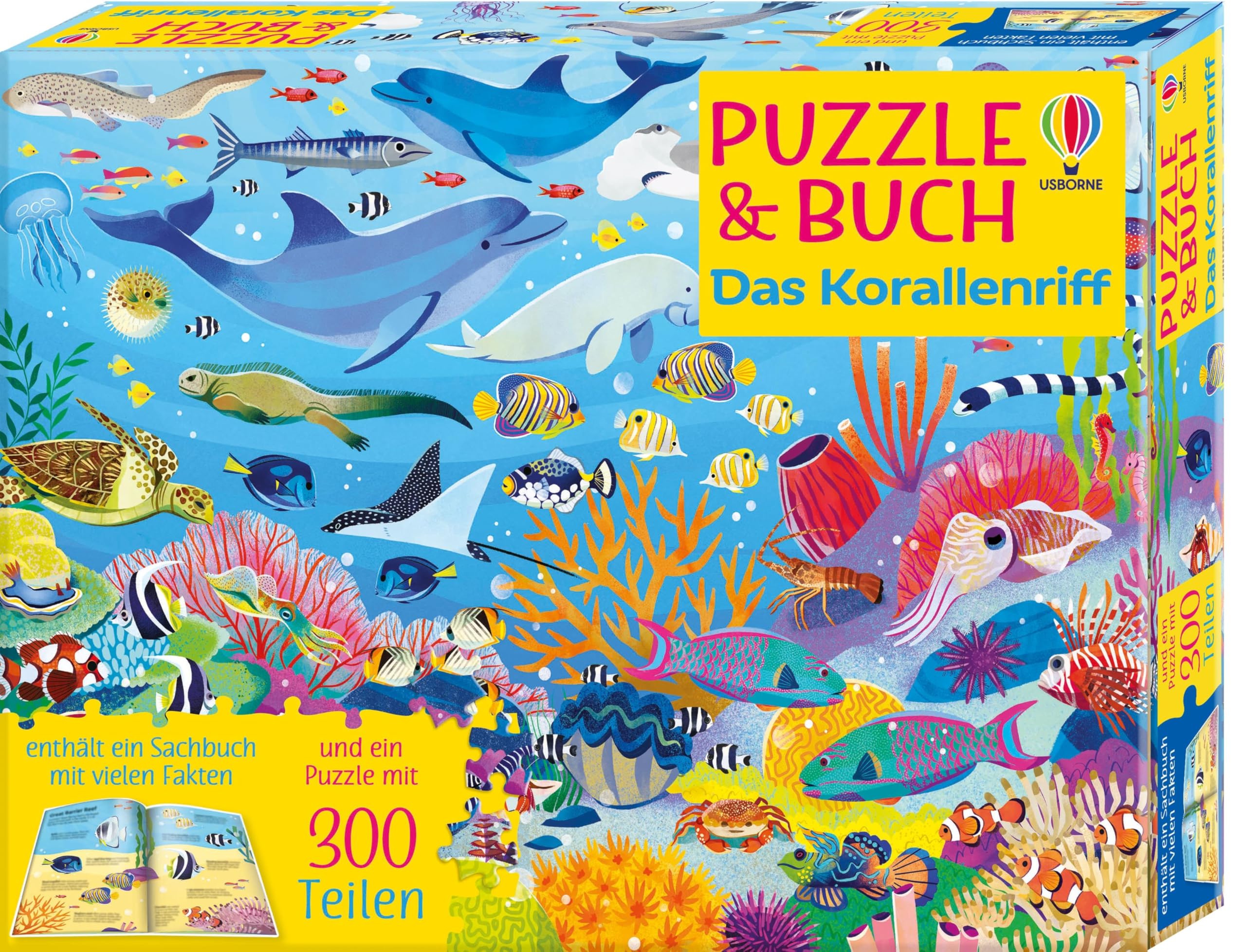 Puzzle & Buch: Das Korallenriff: enthält ein Sachbuch und ein Puzzle mit 300 Teilen – für Kinder ab 7 Jahren