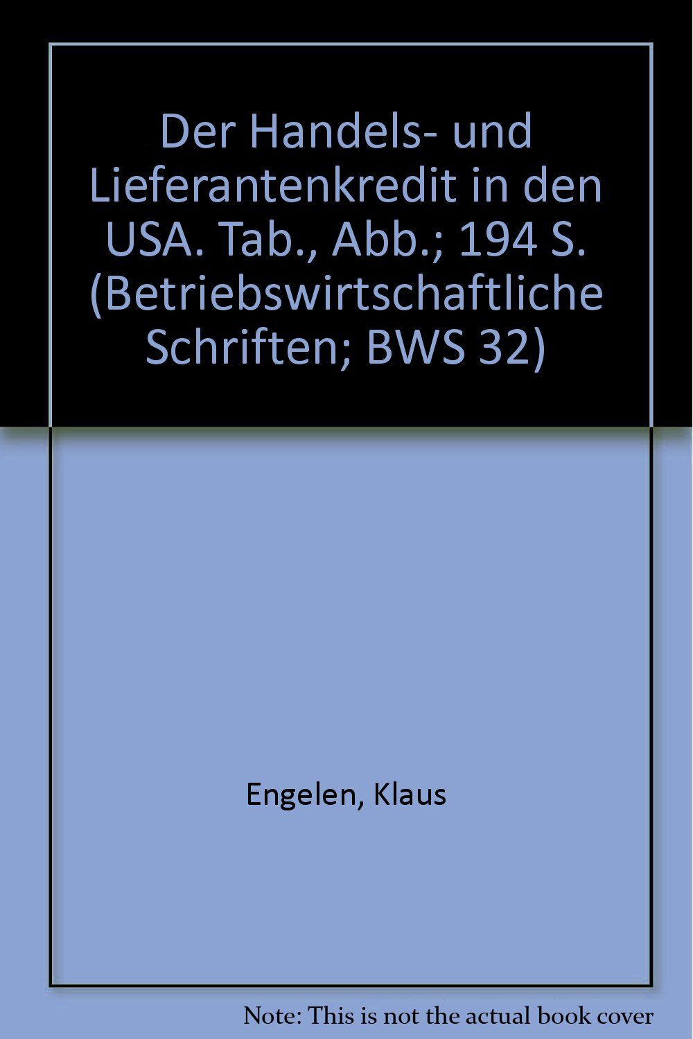 Der Handels- und Lieferantenkredit in den USA.
