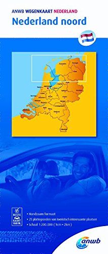 Straßenkarte Nord Nederland 1:200 000 (ANWB wegenkaart)
