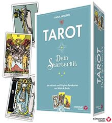 TAROT - Dein Starterkit: 78 Karten mit Buch (Tarotkarten legen lernen, Tarotkarten mit Buch für Anfänger): 78 Karten mit Buch (Tarot für Anfänger)