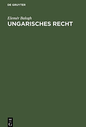 Ungarisches Recht