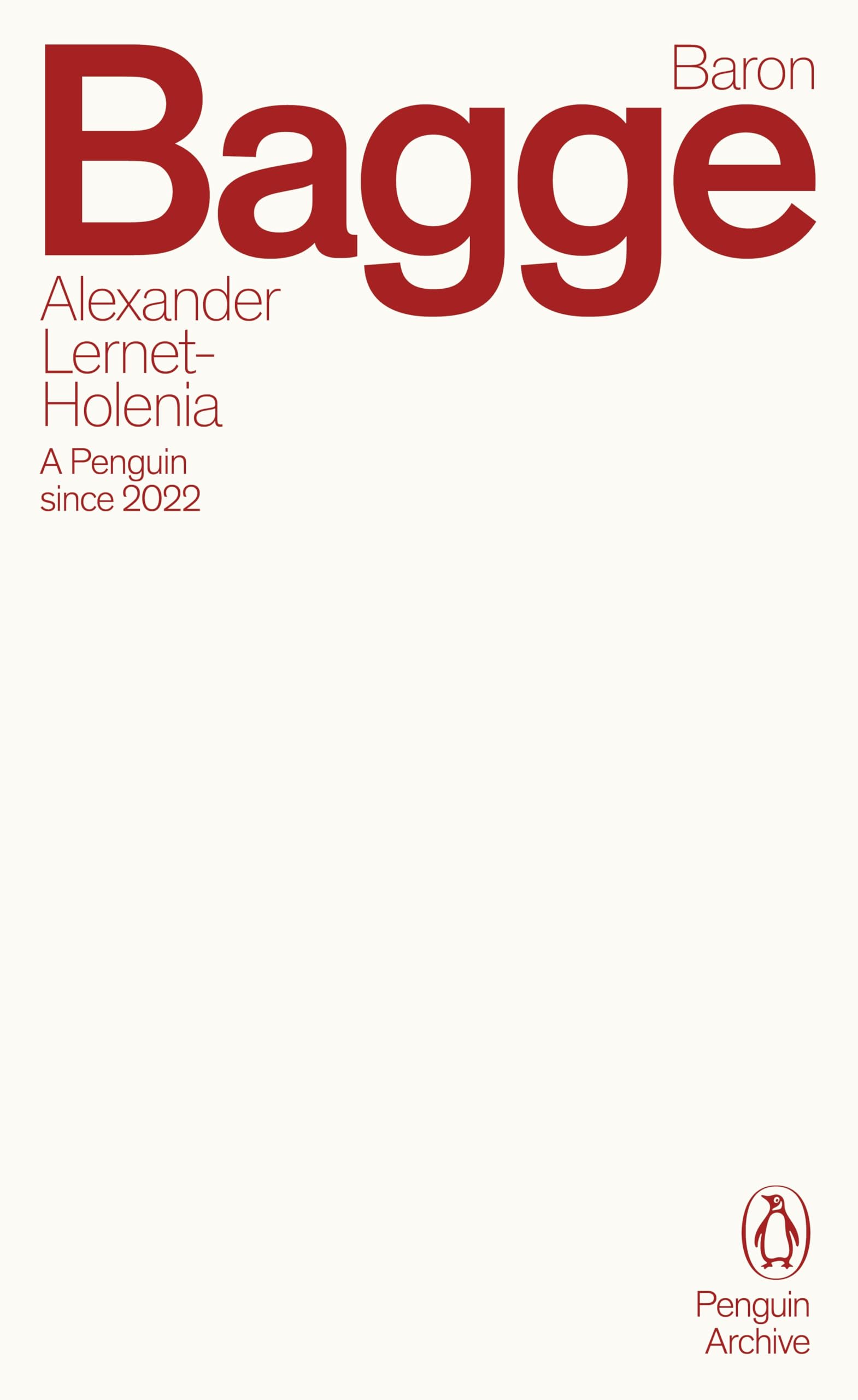 Baron Bagge, Alexander Lernet-Holenia (Penguin Archive)