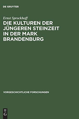 Die Kulturen der jüngeren Steinzeit in der Mark Brandenburg (Vorgeschichtliche Forschungen, 1,4, Band 1)