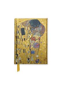 Premium Notizbuch DIN A6: Gustav Klimt, Der Kuss: Unser hochwertiges, liniertes Blankbook mit festem, künstlerisch geprägtem Einband und ... DIN A 6 mit Magnetverschluss, Band 1)