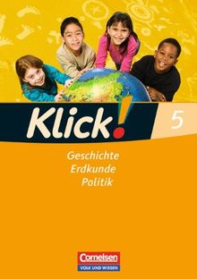 Klick! Geschichte, Erdkunde, Politik - Östliche Bundesländer und Berlin: 5. Schuljahr - Arbeitsheft