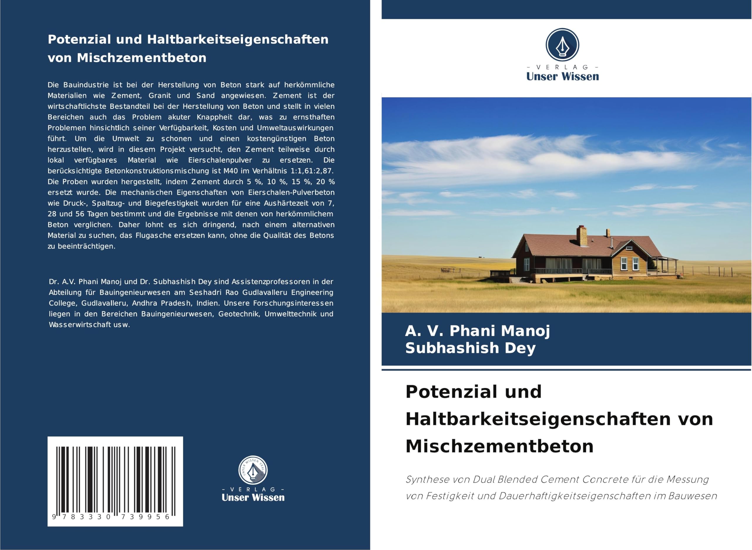 Potenzial und Haltbarkeitseigenschaften von Mischzementbeton: Synthese von Dual Blended Cement Concrete für die Messung von Festigkeit und Dauerhaftigkeitseigenschaften im Bauwesen