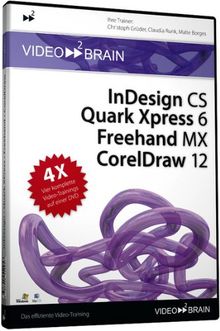 Adobe InDesign CS, Quark Xpress 6, Freehand MX, CorelDraw 12 - video2brain Video-Training