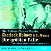 Sherlock Holmes und Dr. Watson - Die größten Fälle. 5 CDs: Der Hund von Baskerville / Silberstrahl / Der Shoscombe-Rennstall / Das Beryll-Diadem / Das Musgrave-Ritual / Das letzte Problem