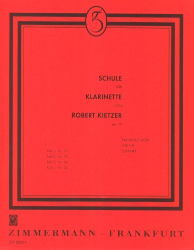Schule für Klarinette 1