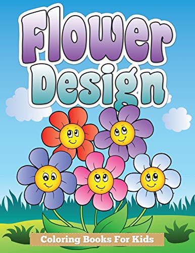 Flower Design Coloring Books For Kids