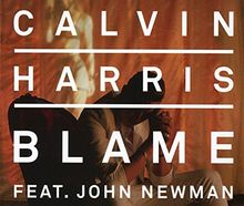 Blame de Calvin Feat. John Newman Harris | CD | état très bon