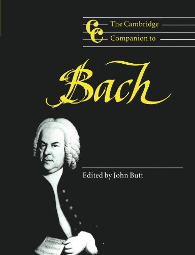 John Butt The Cambridge Companion To Bach (Cambridge Companions To Music)