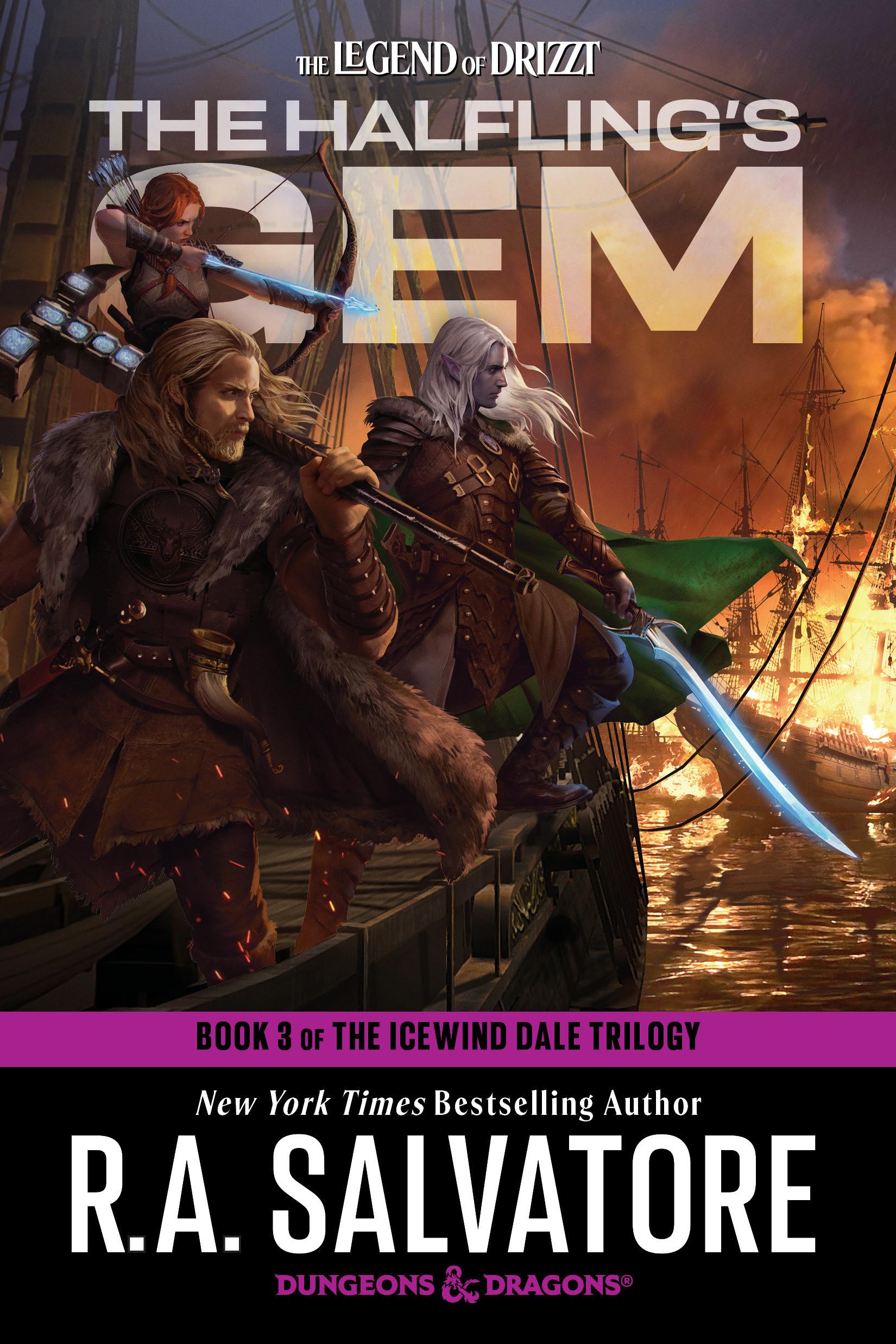 Salvatore, R. A. The Halfling's Gem, Dungeons & Dragons, Book 3 Of The Icewind Dale Trilogy (The Legend Of Drizzt, Band 6)