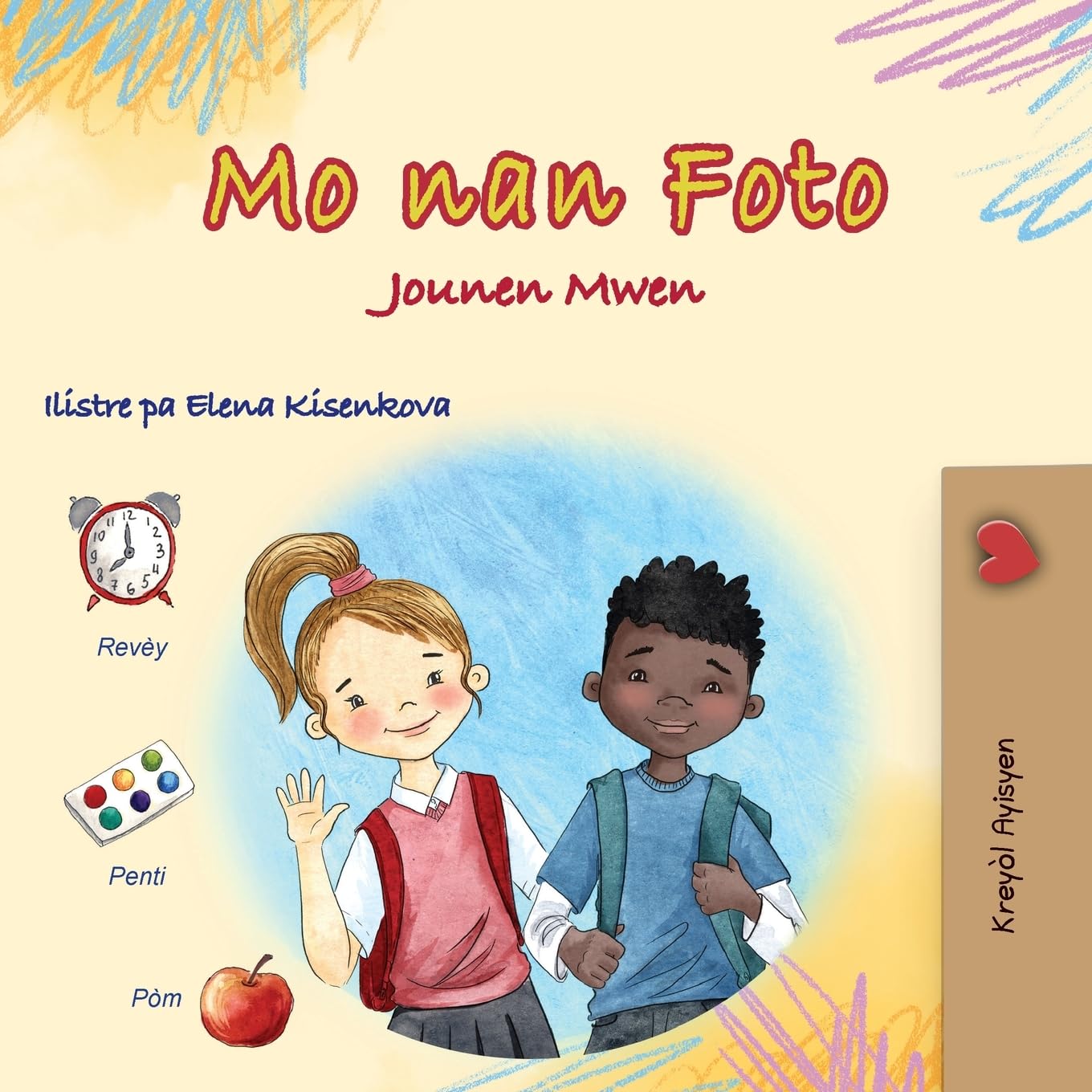 Words in Pictures - My Day (Haitian Creole Children's Book) (Haitian Creole Bedtime Collection)