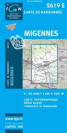 Migennes 1 : 25 000